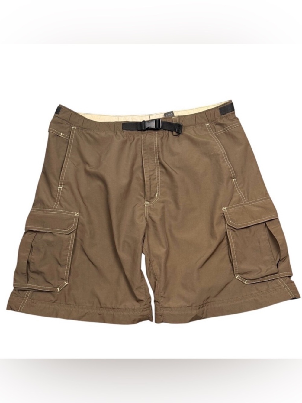 REI Co-Op Cargo Hiking Shorts Mens Large Brown Nylon‎ Trail Utility UPF 50+